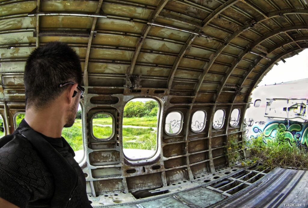 Airplane Graveyard in Bangkok Thailand with Det V Cader of trdcrft - URBEX