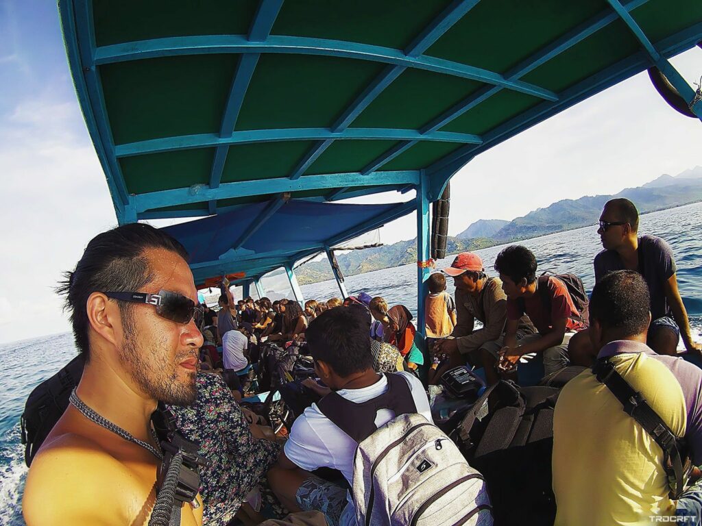 Nomadic Travel Tips Det-V-Cader-on-a-Ferry-to-Lombok-Indonesia-Tradecraft-Travel-Tips-1 (1)