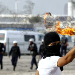 What is SHTF? Man with a molotov cocktail in Manama, Bahrain | TRDCRFT