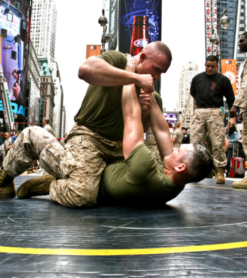 Benefits of Combat Training Beyond the Battlefield - U.S. Marines with Special Marine Ground Task Force demonstrated the Marine Corps Martial Arts Program as well as displayed weaponry in support of Fleet Week New York City | TRDCRFT Tradecraft j.jpg